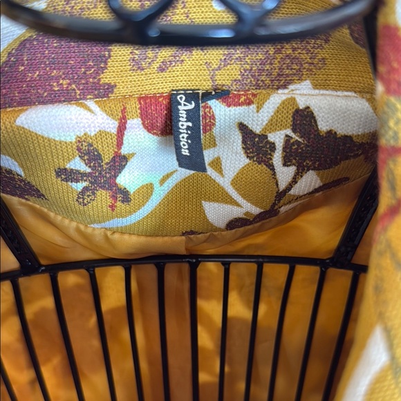 Ambition Floral Button-Up Jacket with 3/4 Sleeves - Picture 2 of 11